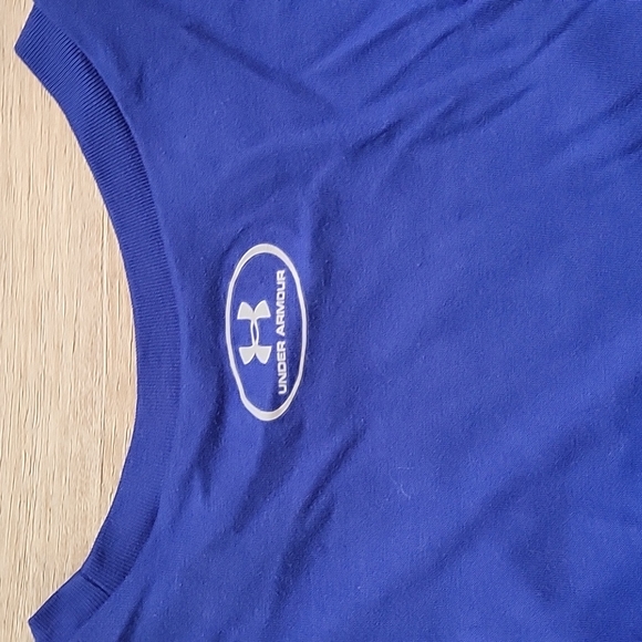 Under Armour royal blue HUSTLE loose long sleeve tee XL - Picture 6 of 6